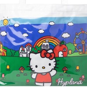SANRIO HELLO KITTY CARNIVAL HYPLAND TOTE BAG DAY WHITE VERSION BRAND NEW
